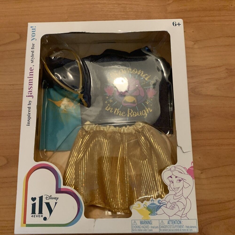 Disney Princess Outfit ILY 4 Ever for 18" Doll Inspired by Jasmine
